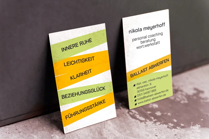 Zeig Mal! - Nikola Meyerhoff Coaching - Visitenkarten